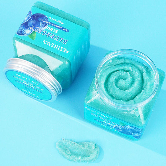 Aesthtany Blueberry Body Scrub – Physical Exfoliation, Softening & Refreshing Fragrance | Full-Body Exfoliator