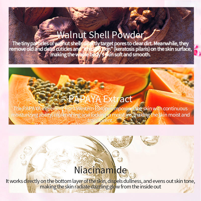 Aesthtany Papaya Body Scrub – Physical Exfoliation, Softening & Refreshing Fragrance | Full-Body Exfoliator
