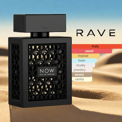 Now Rave Perfume 100ml EDP By Lattafa